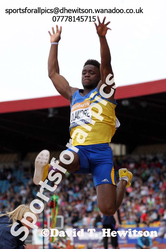 Mens long jump, Sainsbury's British Champs, Alexander Stadium, Birmingham. Photo: David T. Hewitson/Sprts for All Pics